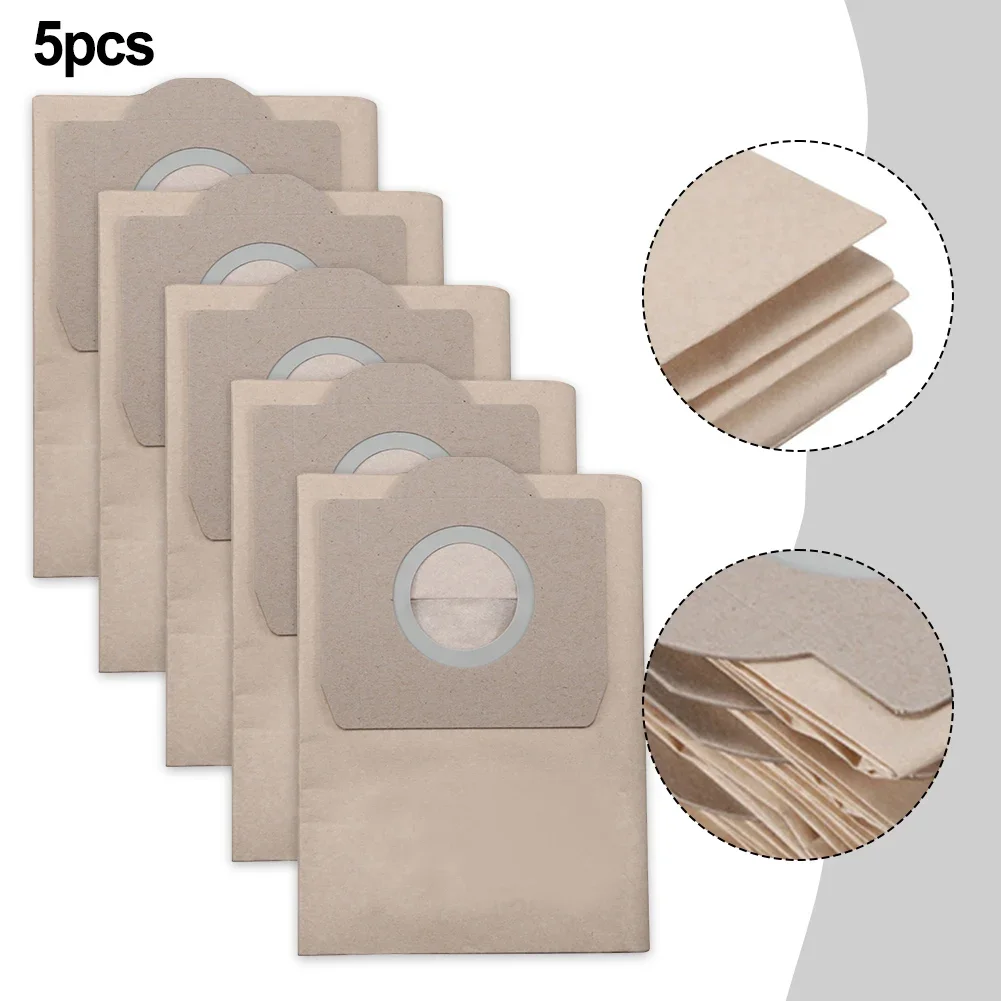 

Replacement Dust Bags Compatible with For Einhell Wet and Dry Vacuum Cleaner TCVC 1800 Efficient Filtration and Sturdy Design