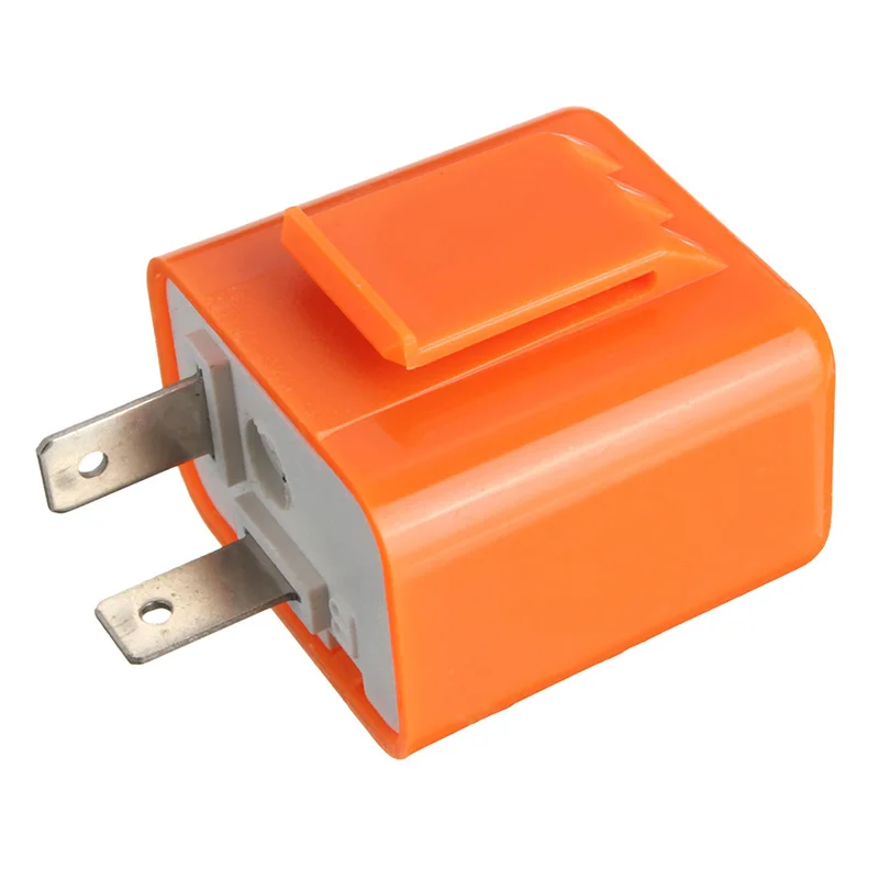 オートバイ用の調整可能なLED点滅インジケーター,12v,2ピン