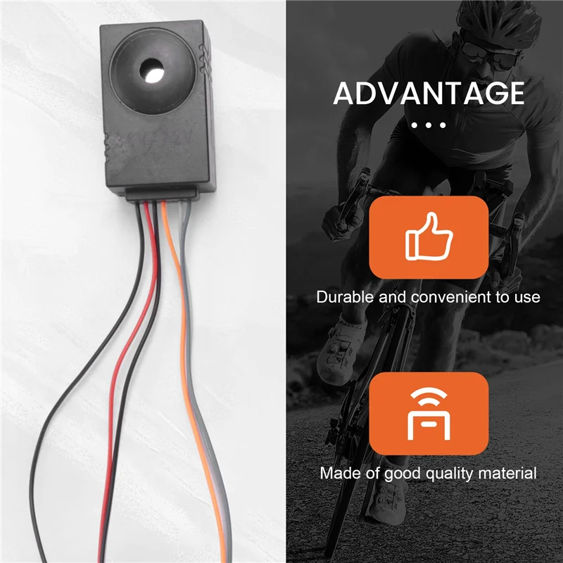 Y45A-Ebike 경보 시스템 듀얼 원격 제어 36V 48V 60V 72V 경보 액세서리 범용 방수 전기 자전거 교체