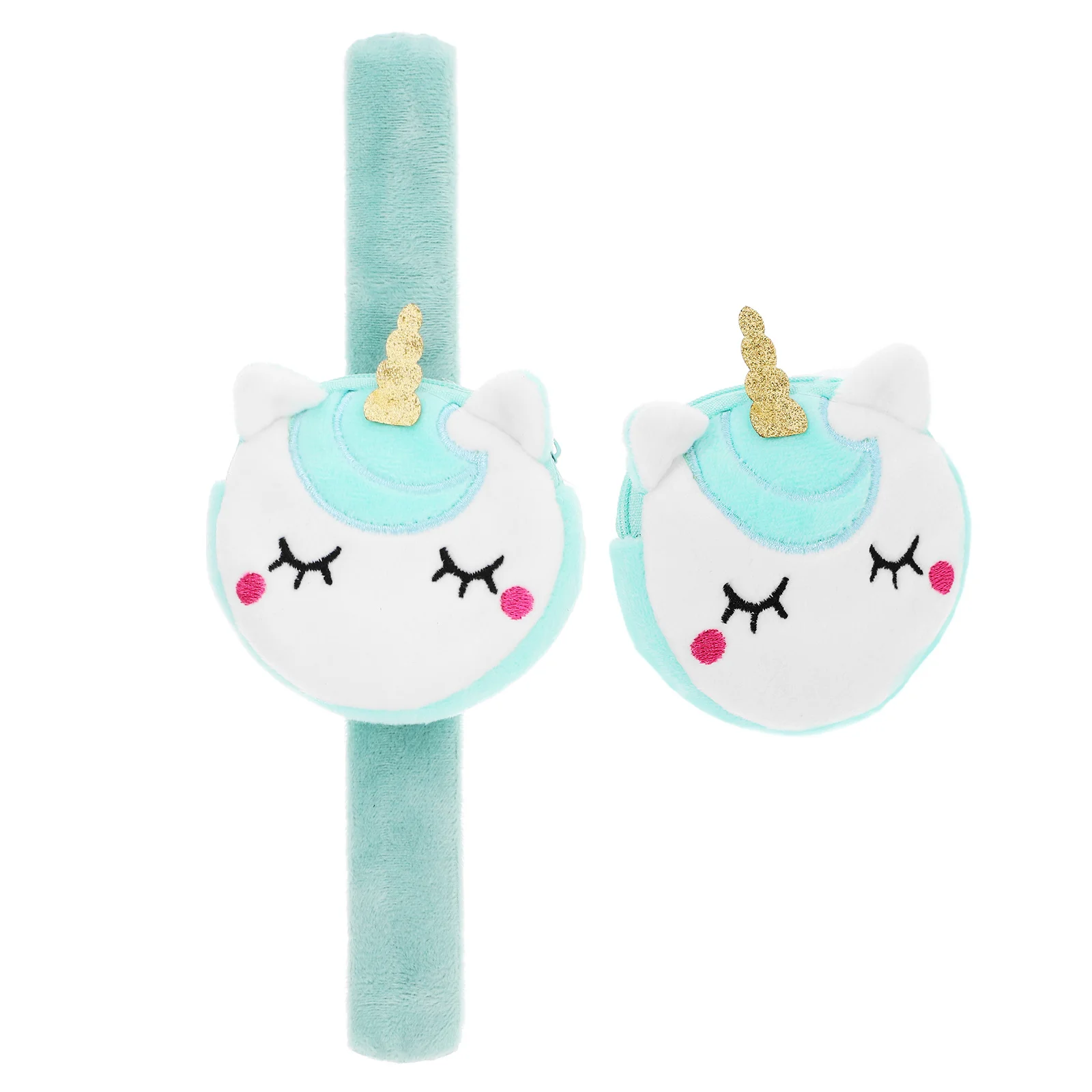 

2Pcs Unicorn Slap Bracelets Kids Party Snap Wristbands Cartoon Bands Comfortable Use Durable Slap Wrist Bracelets