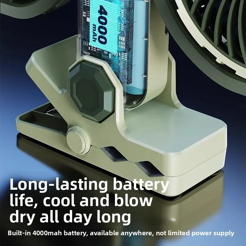 

Хороший перезаряжаемый автомобильный электрический вентилятор с двойной головкой, 24 В, большая грузовая кабина, сильное охлаждение, 12-вольтовый экскаватор, вилочный погрузчик, специальный