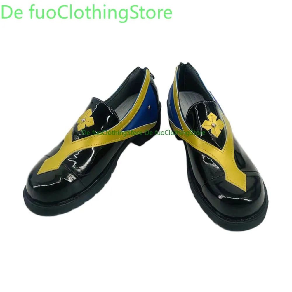 DefuoClothing Genshin Impact Kamisato Ayato zapatos de Cosplay botas de Anime juego de rol zapatos y botas fiesta de Halloween