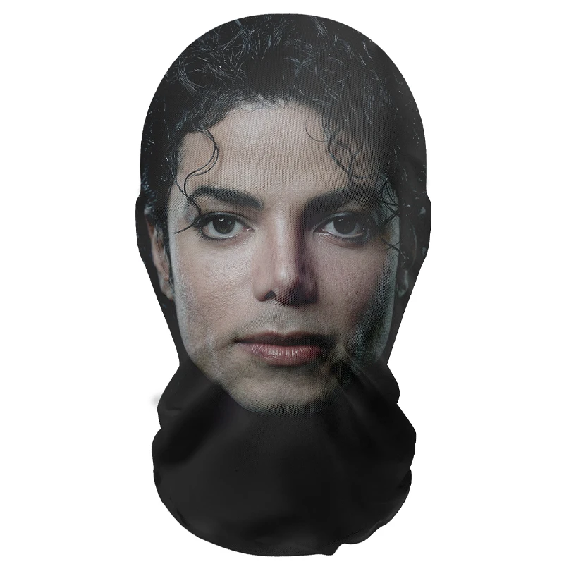3D Printed Basketball Star Elastic Mesh Headgear Celebrity Cosplay Mask Realistic Unisex Breathable Party Prank Live Stream Prop
