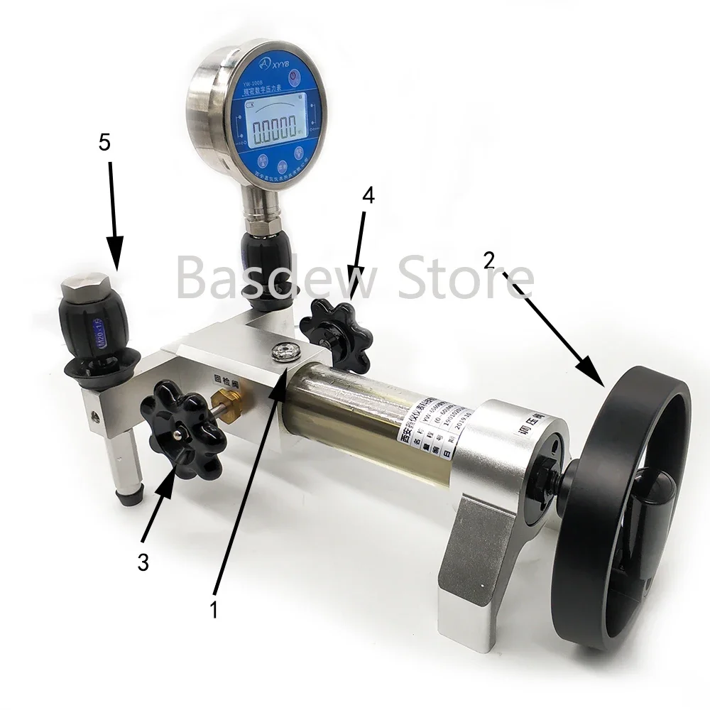 700bar Portable Hydraulic Pressure Calibration Pump Pressure Gauge Calibration Equipment