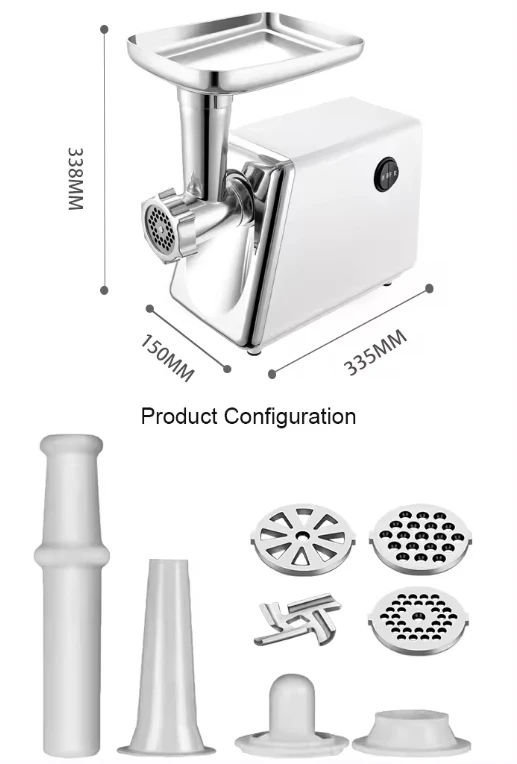 

2L Factory Manufacturer Household Wholesale Small Meat Slicer Food Stainless Steel 4-slade Electric