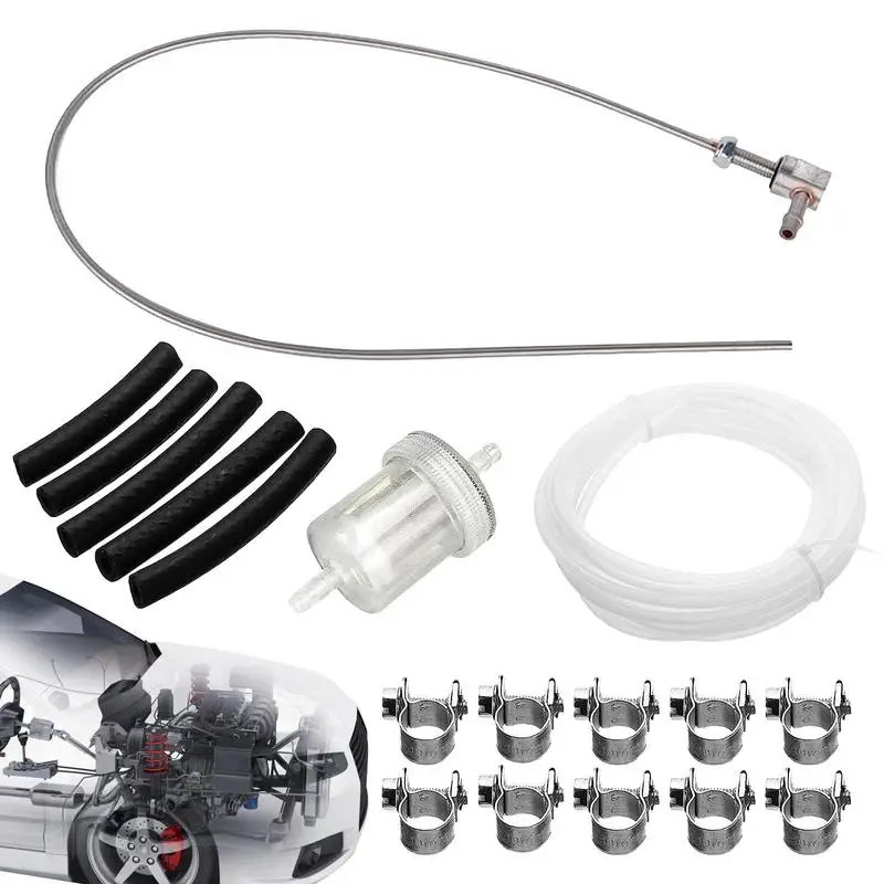 

Pickup Tube Set Heating Hose Clip Standpipe Replacement Air Heat Lines Kit Rustproof Safe Pick Up Clip Hose For Car Accessories