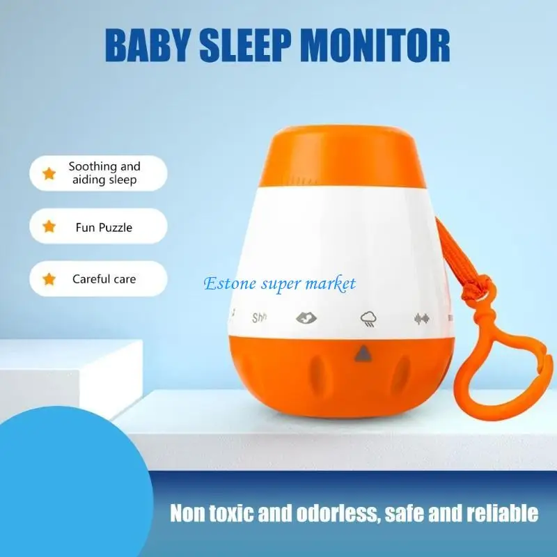 090B Baby White Noise Sound Machine Sleep Sound Music Soothing Toy Infants Sleep Helper Therapy Sound Generator for Toddler