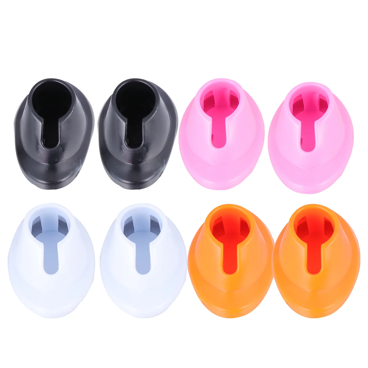 8 Pcs Shelving Brackets Nail Polish Bottle Base Gel Holder Supplies Manicure