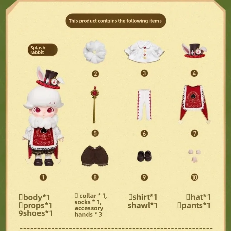 

Коллекционная фигурка POPMART DIMOO «Сказочная страна чудес», масштаб 1/8, в закрытой упаковке, интересная, для законодателей мод, трендовая игрушка, предмет искусства