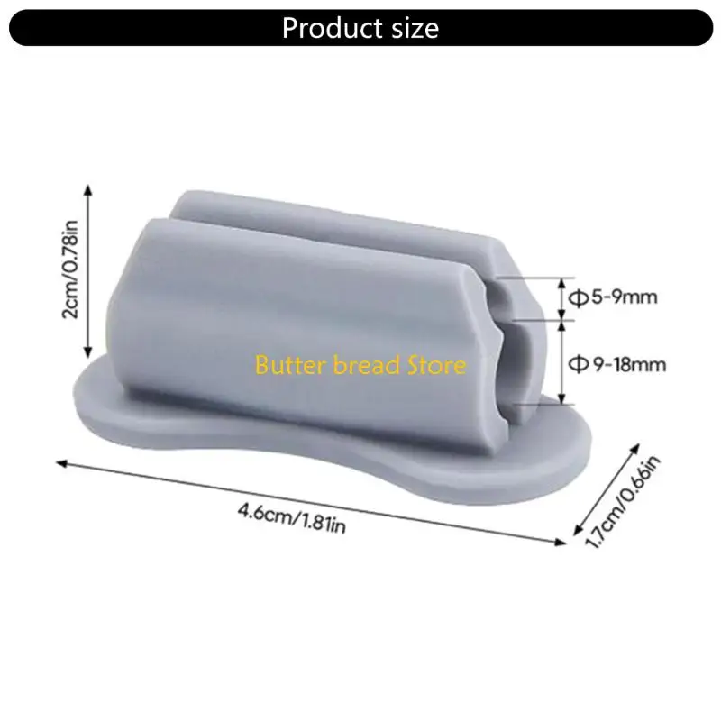 W89C Adhesive Pen Holders Marker Holders Silicone Pen Holders Desk Accessories