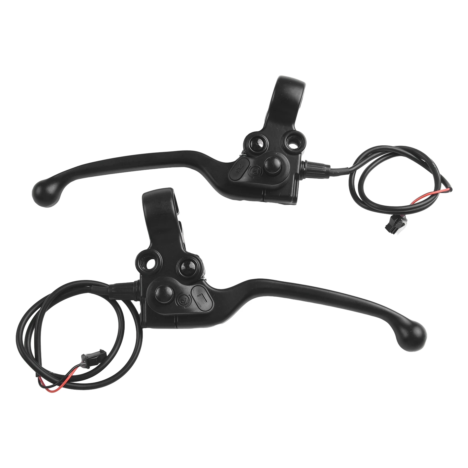 1 Pair E-Bike Mechanical Brake Levers Electric Bicycle Part With Parking Button E-Bike Part Accessories