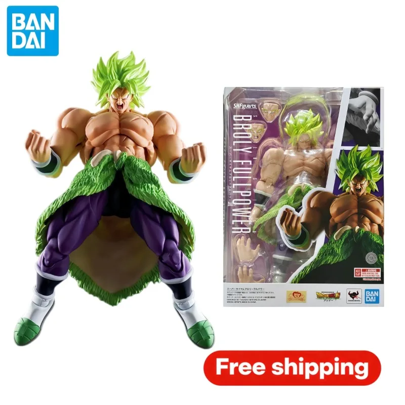 

Original Bandai S.H.Figuarts Dragon Ball Super Super Saiyan Broly Full Power Articulated Action Figure Collectible With Box