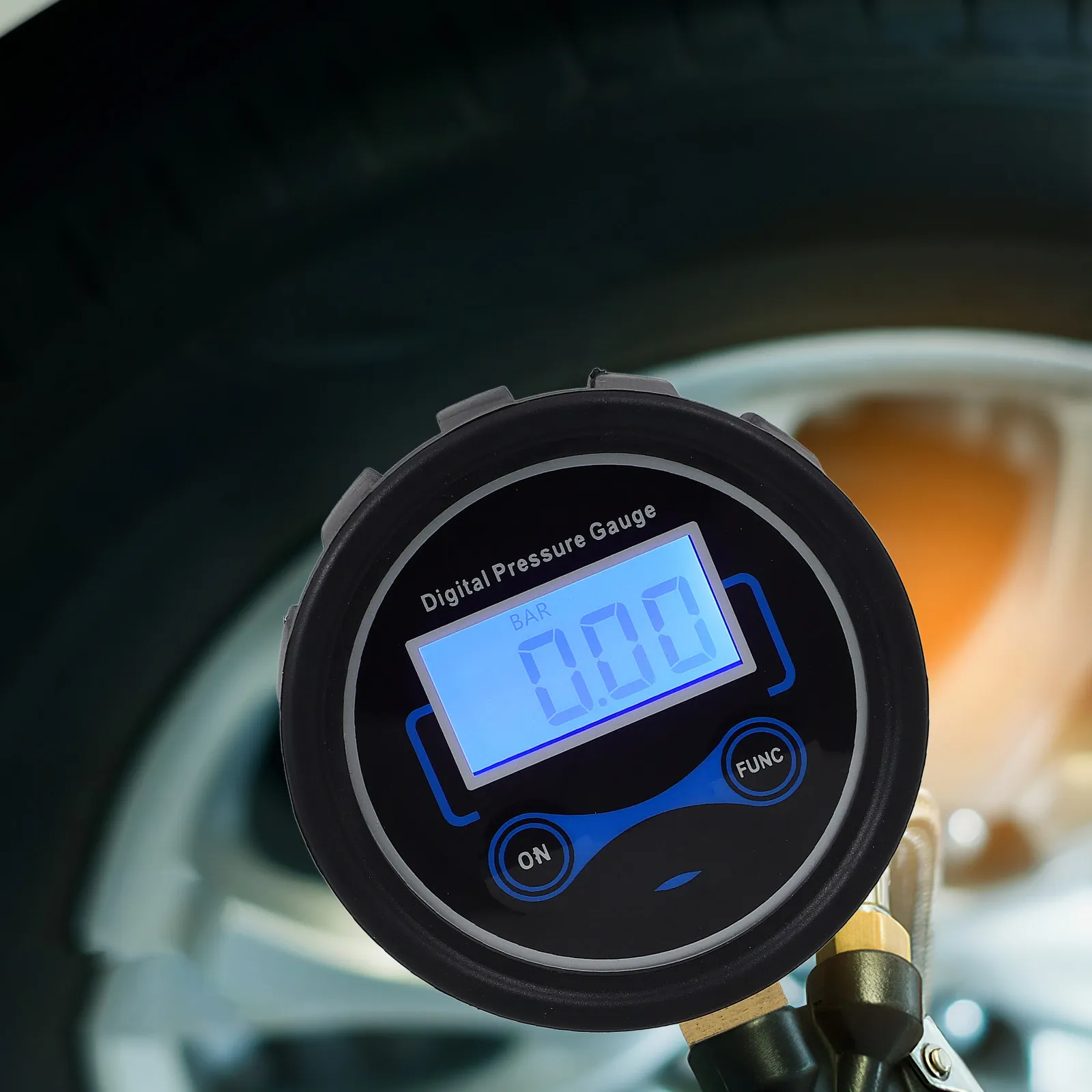 Digital Tyre Pressure Gauge Tire Pressure Meter for Cars Real Time Detection Sensitive Quick Response Clear LCD Display