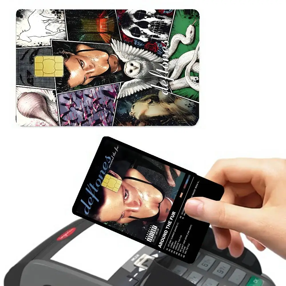 Lassic Hip Hop Singer Star D-Deftones Anmie Sticker Film Skin Cover for Credit Card Debit Bank Card