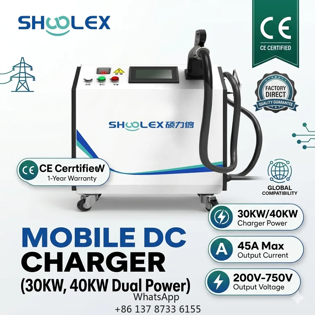 High Precision DC EV Charger | ±1% Current Regulation, Mobile & Fixed Mount, Universal Compatibility For All EVs