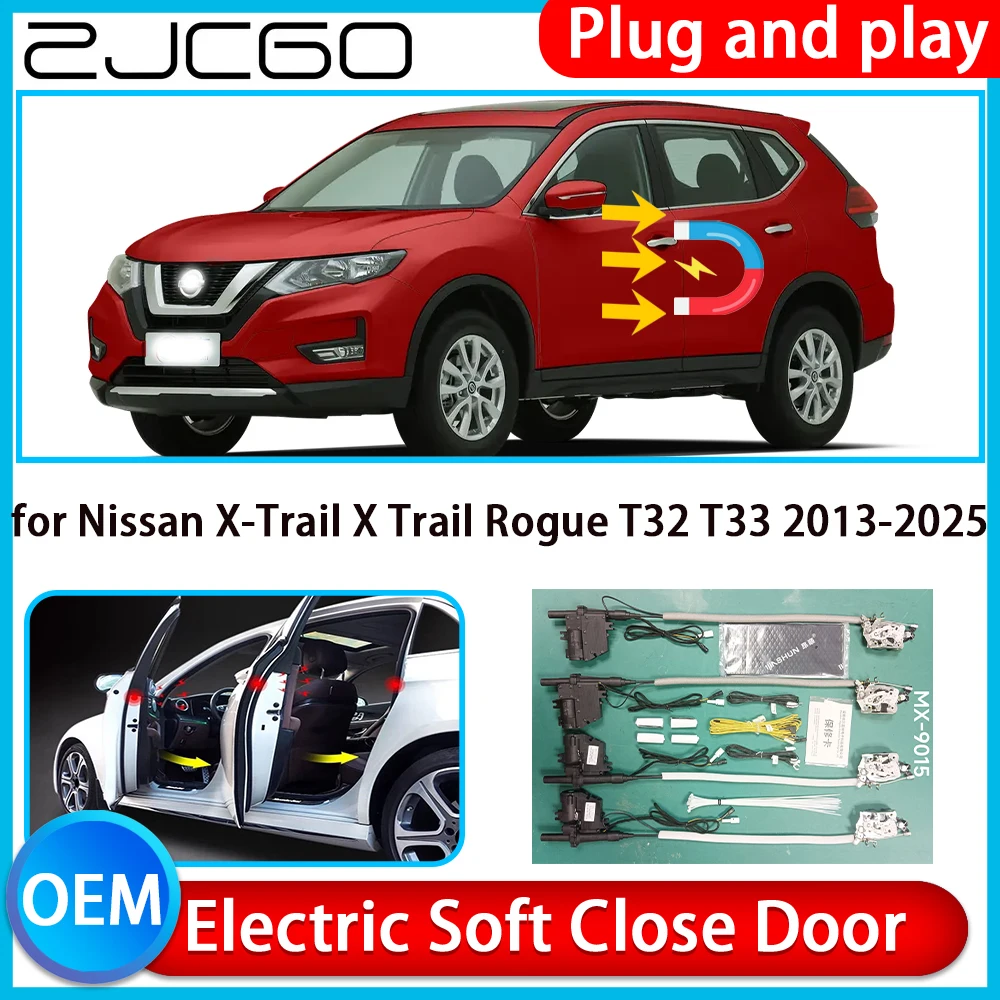 

for Nissan X-Trail X Trail Rogue T32 T33 2013-2025 Auto Pull Soft Close Kit Door Power Latch Electric Door Catch Soft Closing