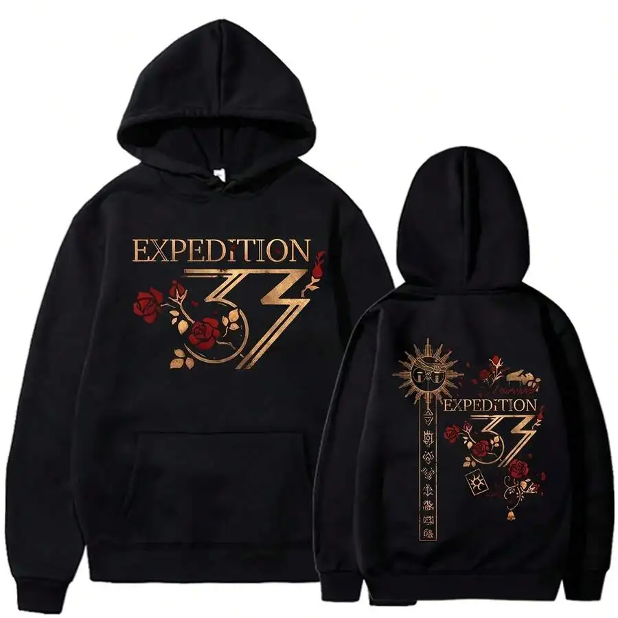 Esquie Game Clair Obscur Expedition 33 Sudaderas con capucha Ropa de hombre Sudaderas con capucha informales de manga larga