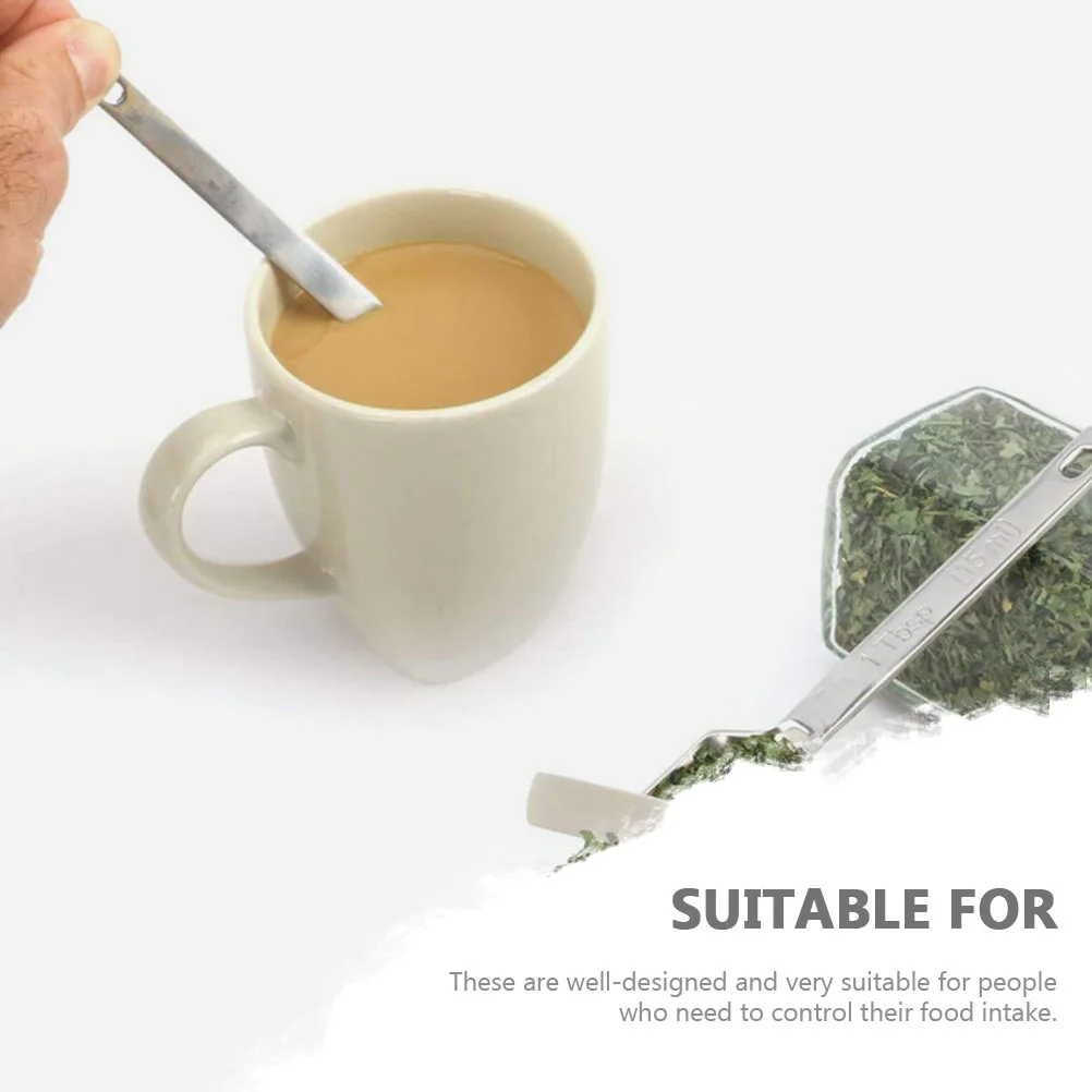 

7pcs Stainless Steel Measuring Spoons Set Kitchen Measuring Tools For Baking Cooking Milk Powder Coffee Flour Graduated Scoops