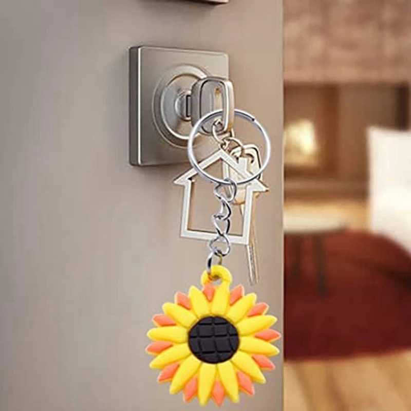 30 PCS Sunflower Keychain For Birthdays, Weddings, Baby Showers, And Return Gifts