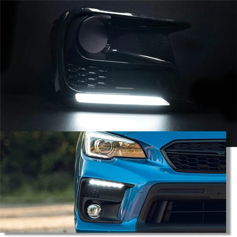 

Для Subaru WRX STI 2018-2021 светодиодные дневные ходовые огни, противотуманная фара, замена рамки в сборе 57731VA410 57731VA400-AB36