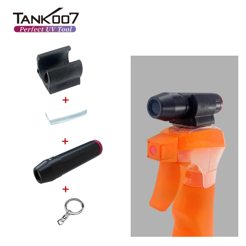 Tank007 UV Flashlight 365nm UV Blacklight Flashlight UV330Pro for Pet Urine Stain Detection Hotel House Cleaning