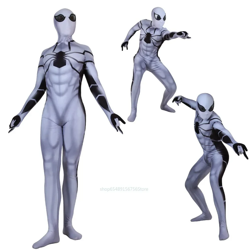 

Костюм Человека-паука Future Foundation, комбинезон супергероя для взрослых и детей, Мстители, мужской и женский боди зентай, подарок на Хэллоуин