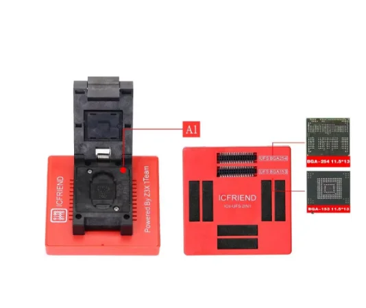 ORIGINAL UFS ICFriend ICs -UFS adapters 3 in 1 support UFS BGA254 BGA153 BGA9 works with  easy  JTAG box