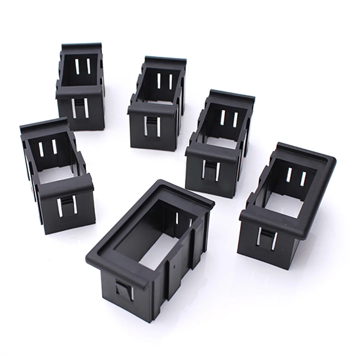 

Auto Rocker Switch Boat Panel Parts Housing Interior Patrol Plastic 6 Gang Accessories Holder Useful Practical