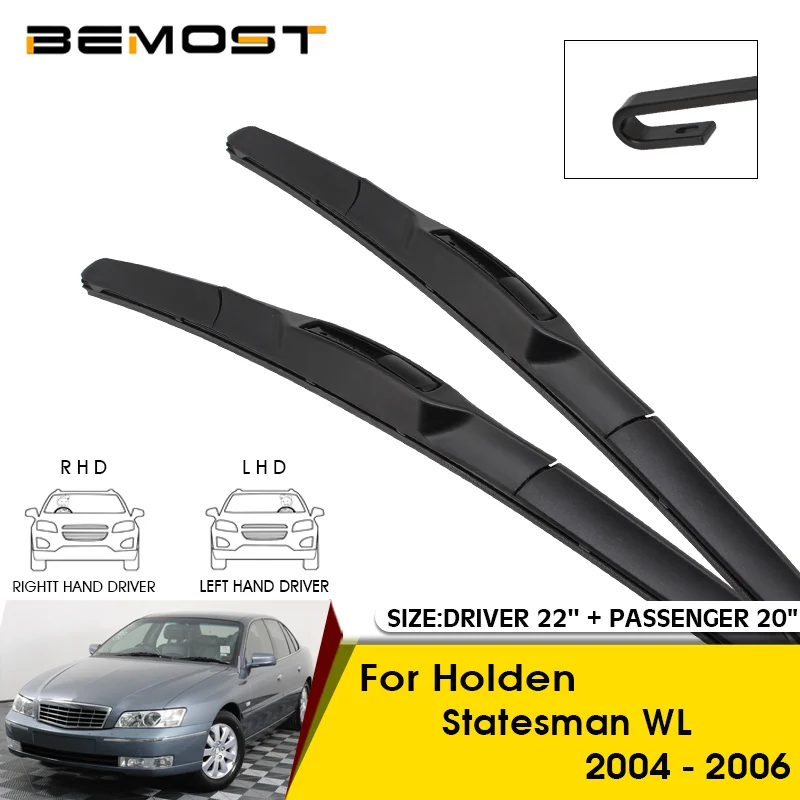 

Car Wiper Blades For Holden Statesman WL 2004-2006 Windshield Windscreen Front Window Blades 22"+20" Car Accessories