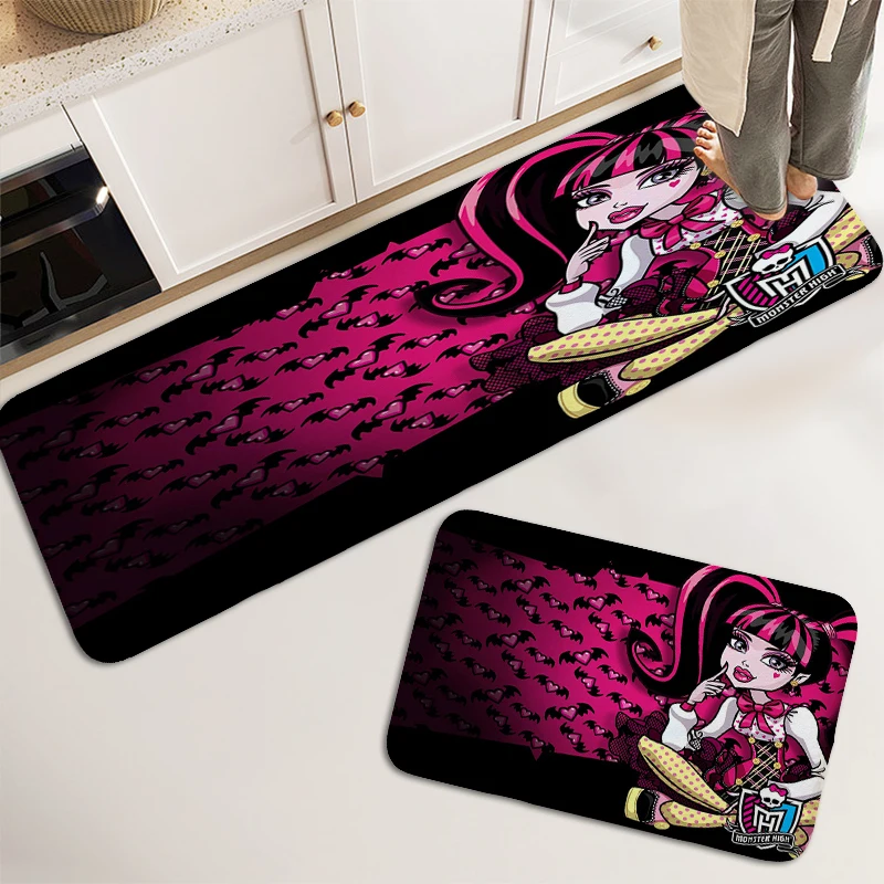 Custom Rug A-Draculauras Door Entrance Carpet for Kitchen Floor Mats Front Door Mat for Hallway Non Slip Carpet Funny Doormat