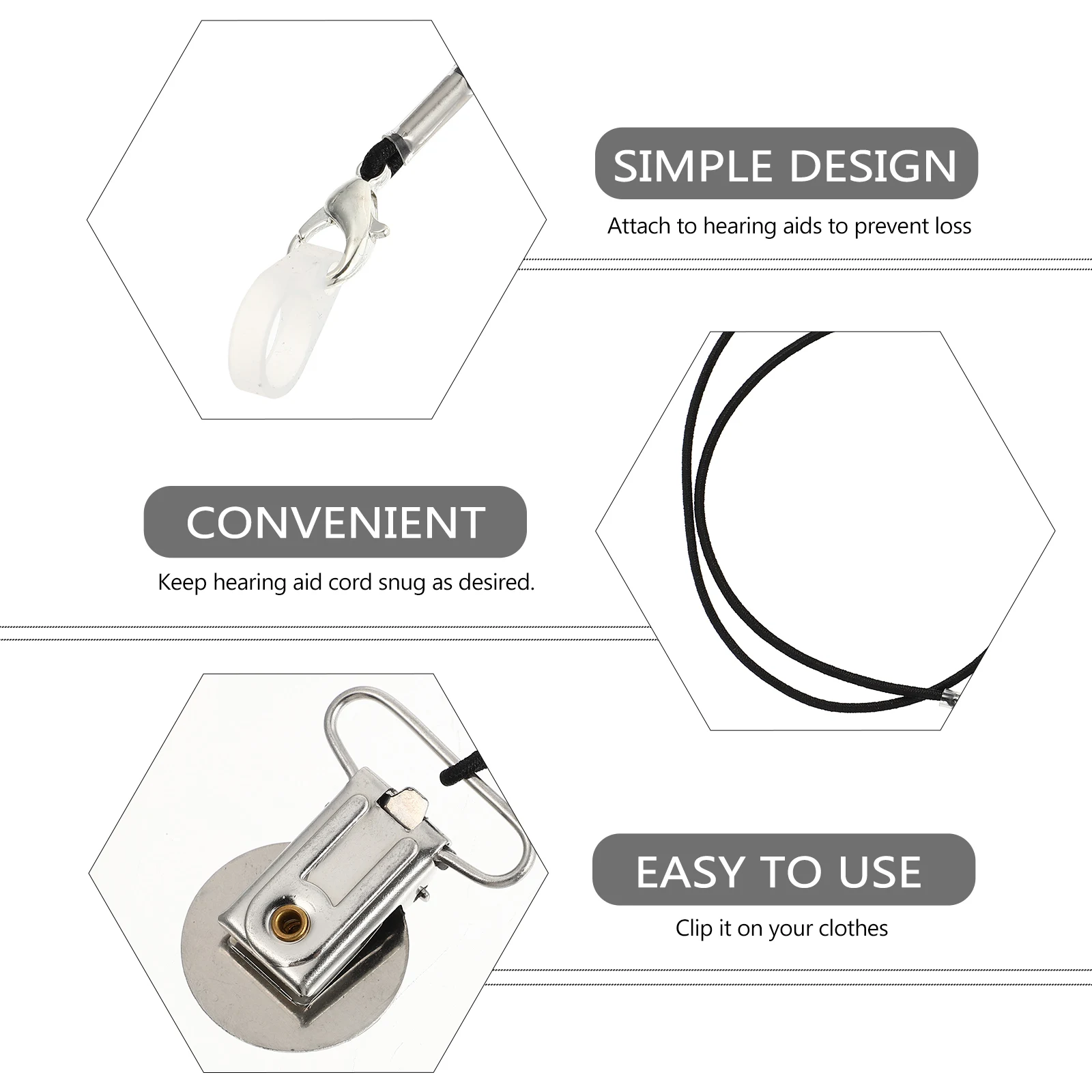 

Anti Lost Cord Strap Stainless Steel Clip for Kids Cartoon Hanging Protector Single Double Ear Safety Band