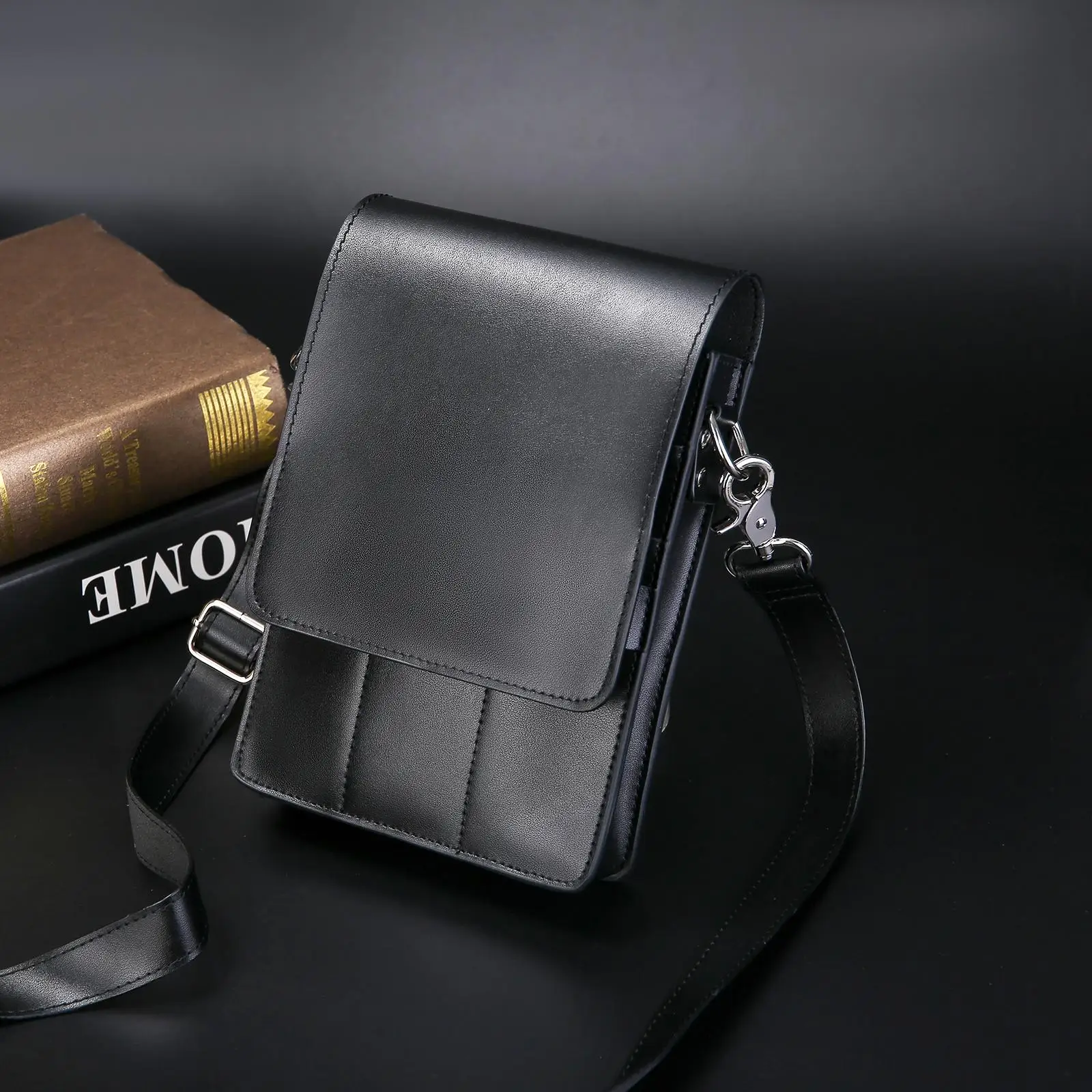 High Quality PU Leather Detachable Scissors Protection Holster Tool Pouch for Hairdresser Accessories and Hair Clipper Kit