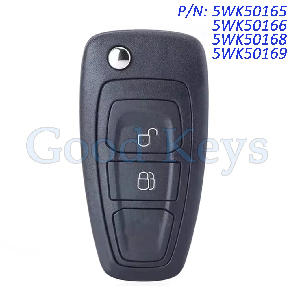 

5WK50165 5WK50166 Remote Key Fob for Ford C-Max Focus Ranger for Mazda 3 BT50 434MHz 4D63 Chip 5WK50168 5WK50169 AV79-15K601-AA