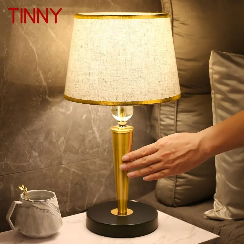 

TINNY Contemporary Table Lamp LED Touch Dimming Creative Crystal Decor Fashion Desk Lights for Home Living Room Bedroom