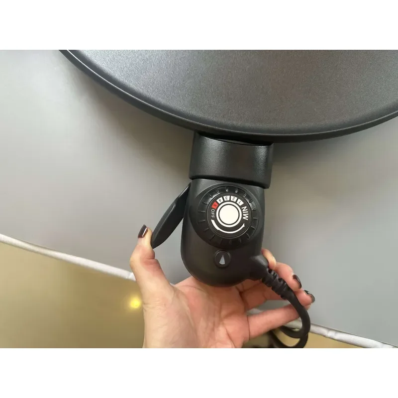 2026 New, High Quality, Mogogo Portable Electric Pan for Pizza Flatbread Pita and Tortilla Making Compact Electric Stove with
