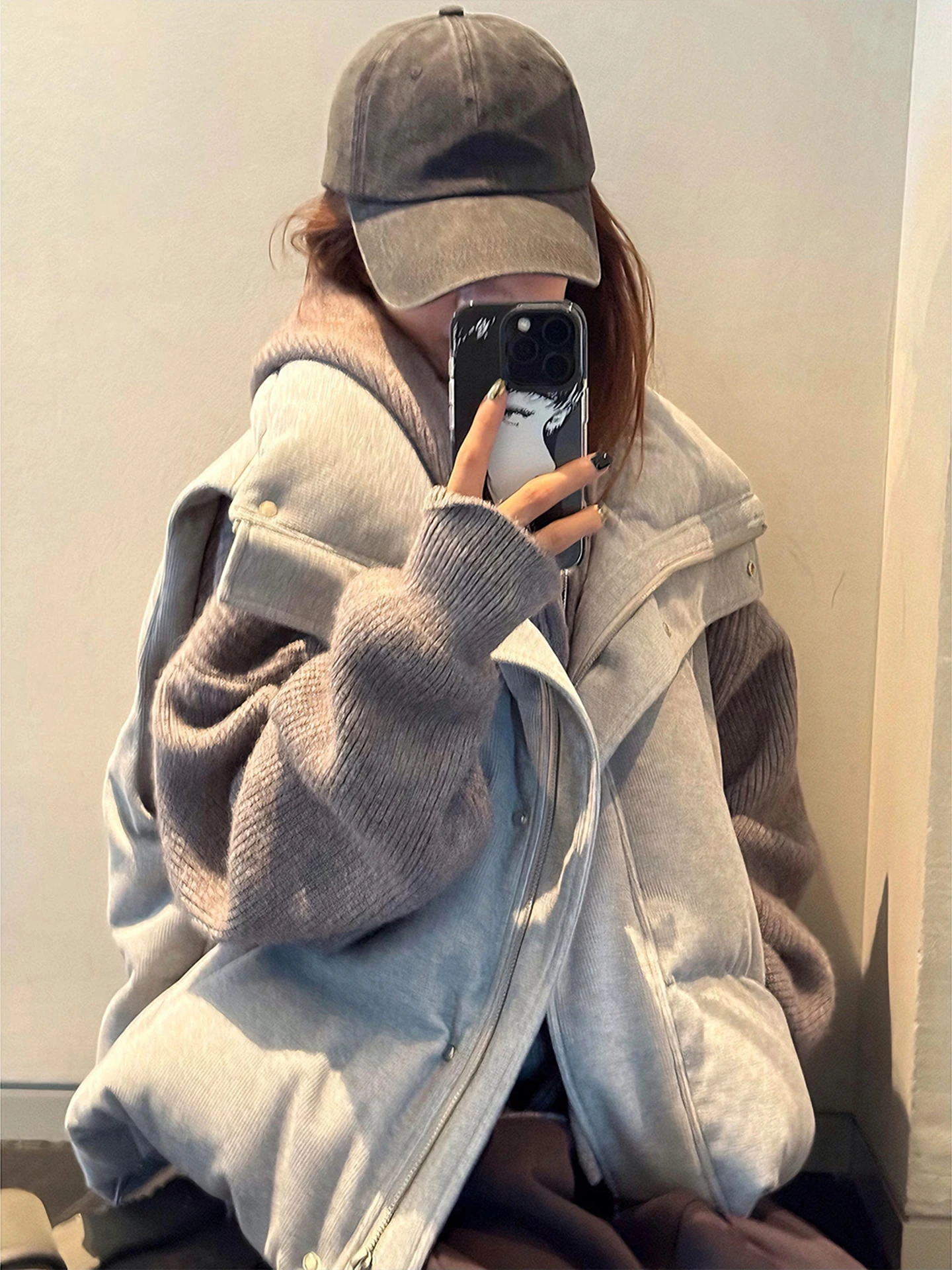 

Ретро-жилет из хлопка, нейтральный зимний стиль, воротник-стойка, с наплечниками, повседневный, комфортный, из мягкого хлопка