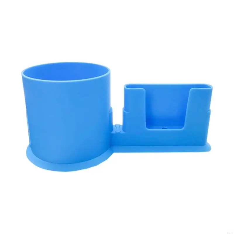  Silicone Cup And Phone Mount Stand For Kayak Paddles Boarding Easy to Install
