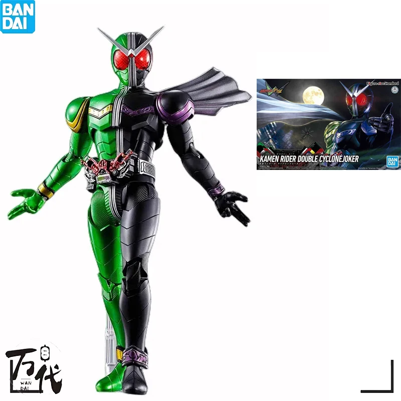 BANDAI ORIGINAL MODEL KIT ANIME  FIGURE-RISE FRS KAMEN RIDER DOUBLE CYCLONEJOKER GENUINE  COLLECTION DECORATION ACTION TOY