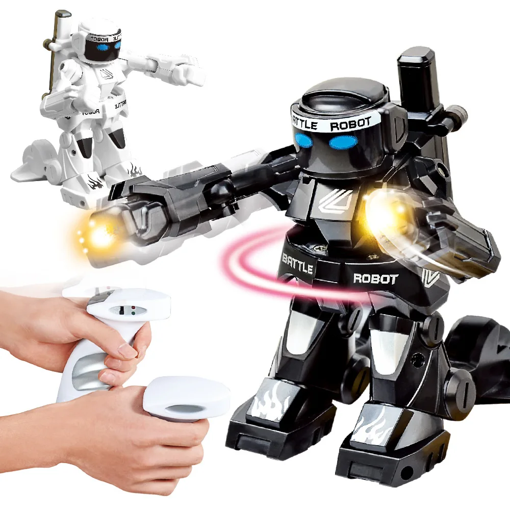 To Fighting Kids RC Robot Toy Robots for Boy Cool Stuff Funny Electric Toys Children Sensory Remote Control Robotic Fight Boxing