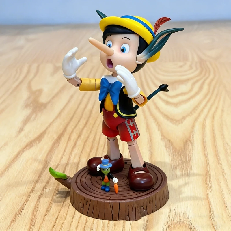 

Фигурка Пиноккио 1/12, литая под давлением, из сплава, аниме-модель, коллекционная игрушка, настольное украшение с фигуркой Джимини Крикета, подарок для детей