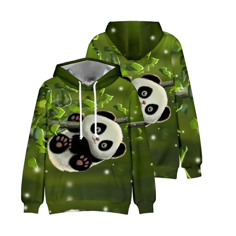 

Popular 3d cute pandas hoodies men women sweater unisex streetwear autumn children animals casual tops boys girls pullovers