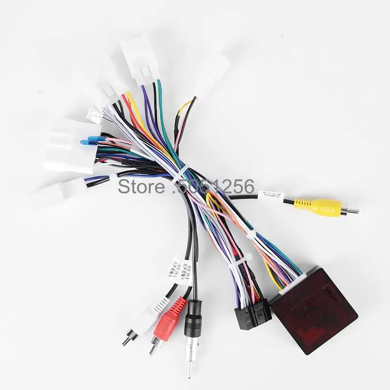 16 PIN Wiring Harness Canbus Decoder Box for 2016-2017 Subaru Forester WRX STI Android RADIO