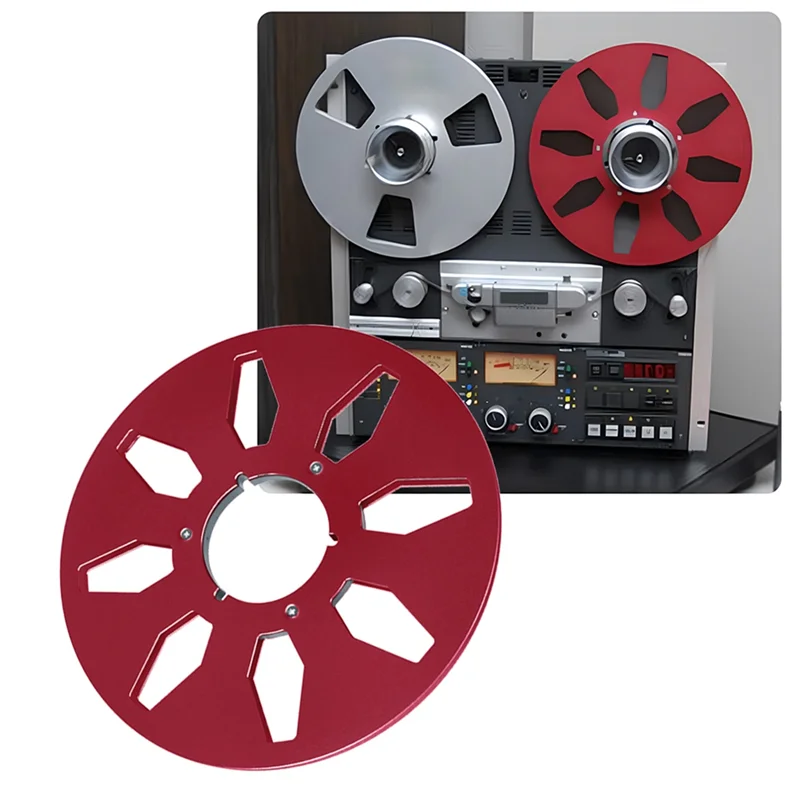 Empty Disc Opening Machine Parts For Nab 1/4 10 Inch Aluminum Alloy Empty Tape Reel Tape Recorder Accessories