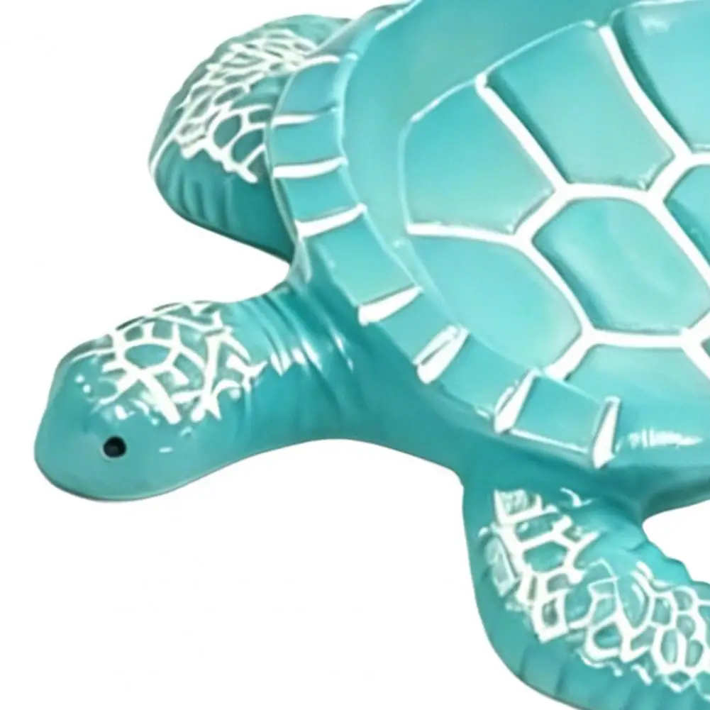 Kitchen Sink Soap Tray Multi-use Soap Organizer Turtle Soap Dish with Drainable Design Resin Tortoise Holder Durable Decorative