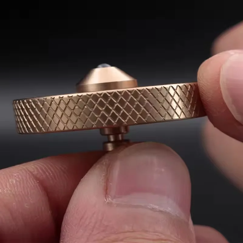 2 In 1 Gyroscope Spinner Stainless Steel Anti Stress Whirlwind Metal Spinning Top Anxiety Fidget Toys Adults Kids Juguetes