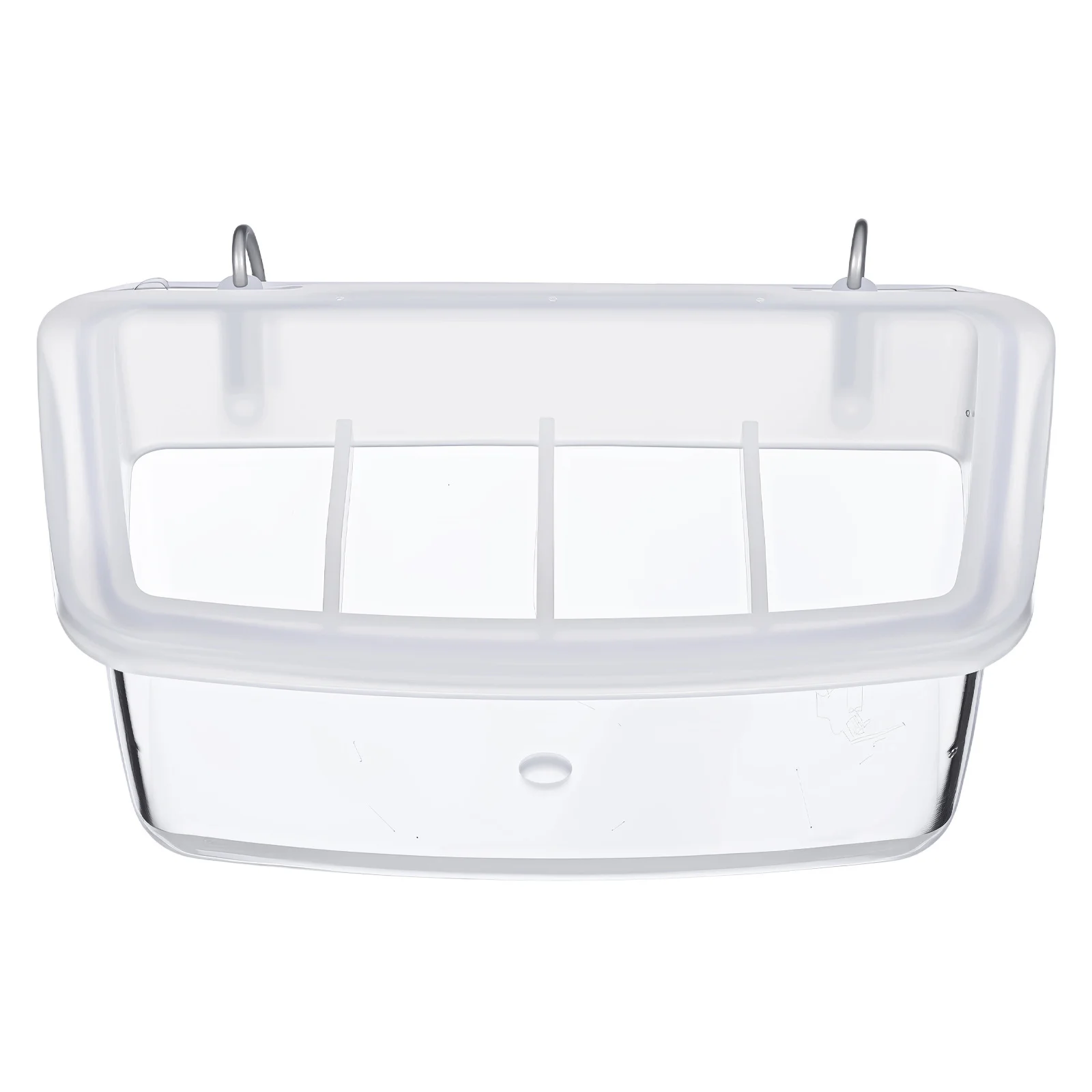 

2pcs Outdoor Parrot Feeder Plastic Bird Food Container Durable Hanging Bowl For Cage Garden Farm Pigeon Feeders Supplies