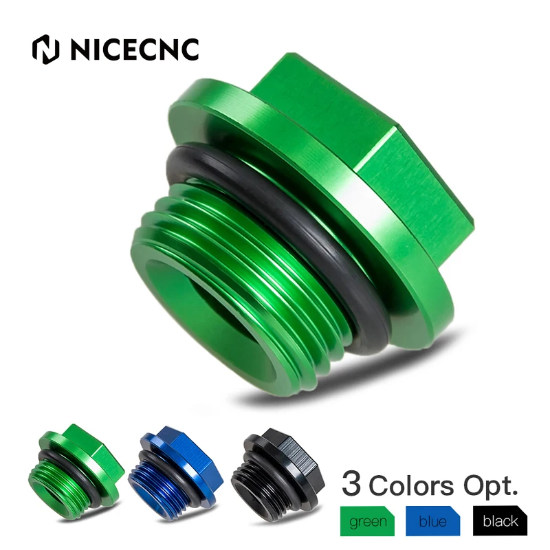 NICECNC Oil Filler Cap Plug For Kawasaki KX 250F 2004-2018 KX450F 2006-2018 KX250 KX450 KLX450R KFX450R For Husqvarna Suzuki