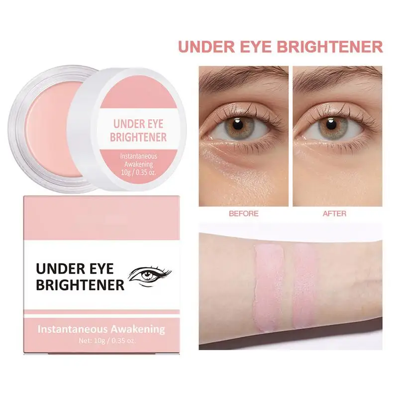 Crema iluminadora para contorno de ojos, corrector, base iluminadora