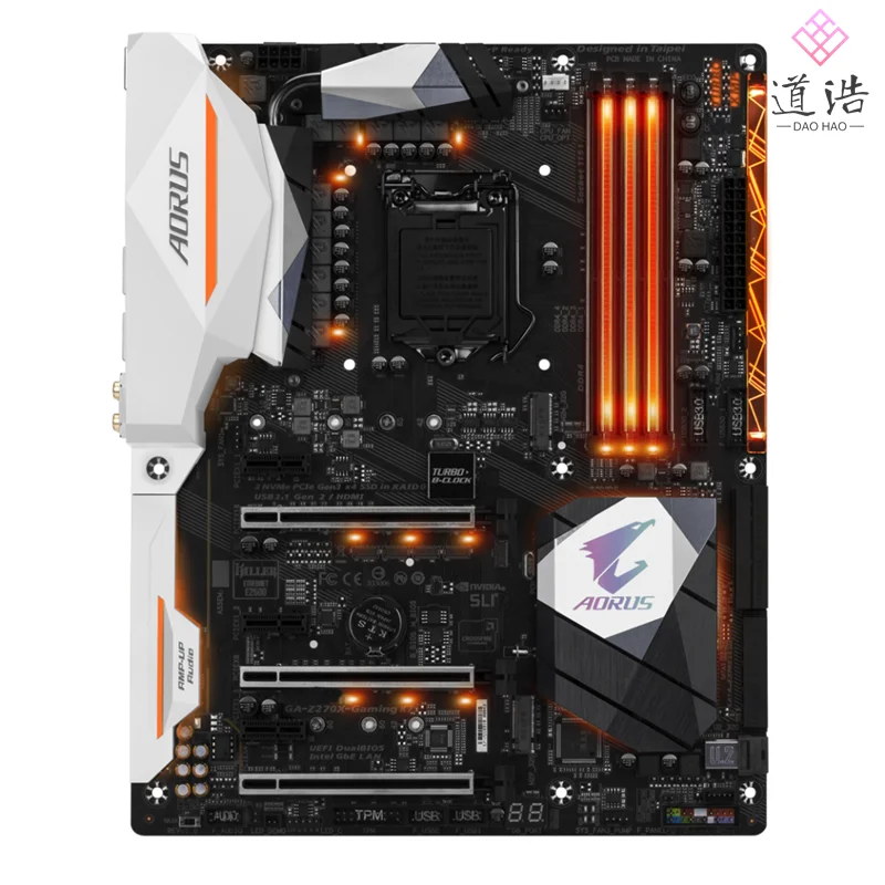 For GA-Z270X-GAMING K7 Motherboard 64GB M.2 HDMI SATA3.0 LGA 1151 DDR4 ATX Z270 Mainboard 100% Tested Fully Work