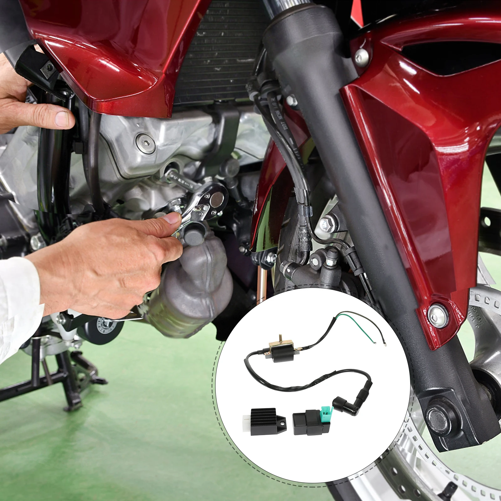 

1 set 1 Set Motorcycle Rectifier Replacement Voltage Stabilization Tool For Long-Term Use Sturdy Material Efficient Performance